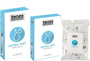 Secura Extra Wet - prezervative extra lubrifiate